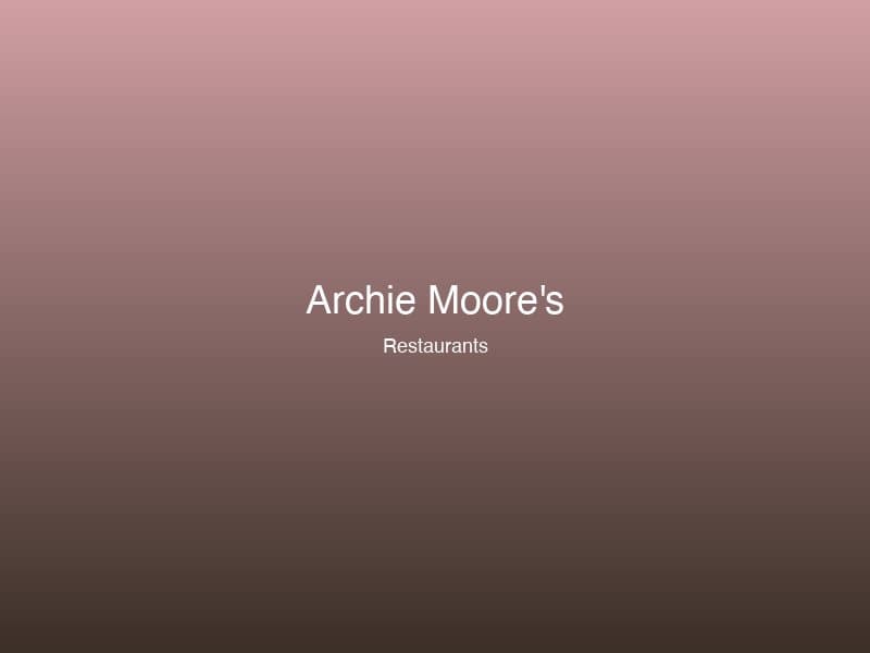 Archie Moore's