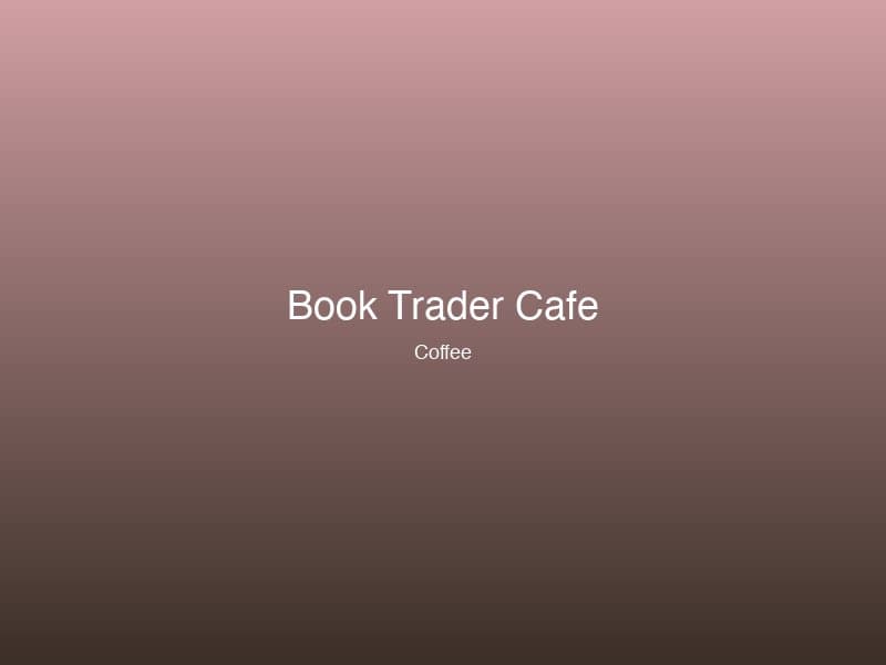 Book Trader Cafe
