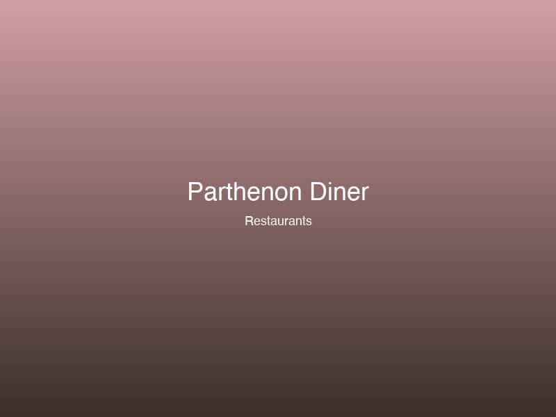 Parthenon Diner