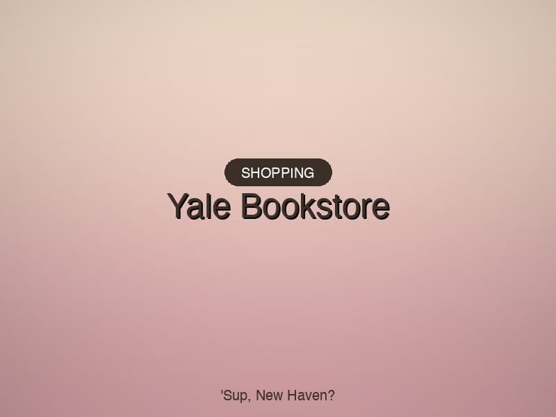 Yale Bookstore