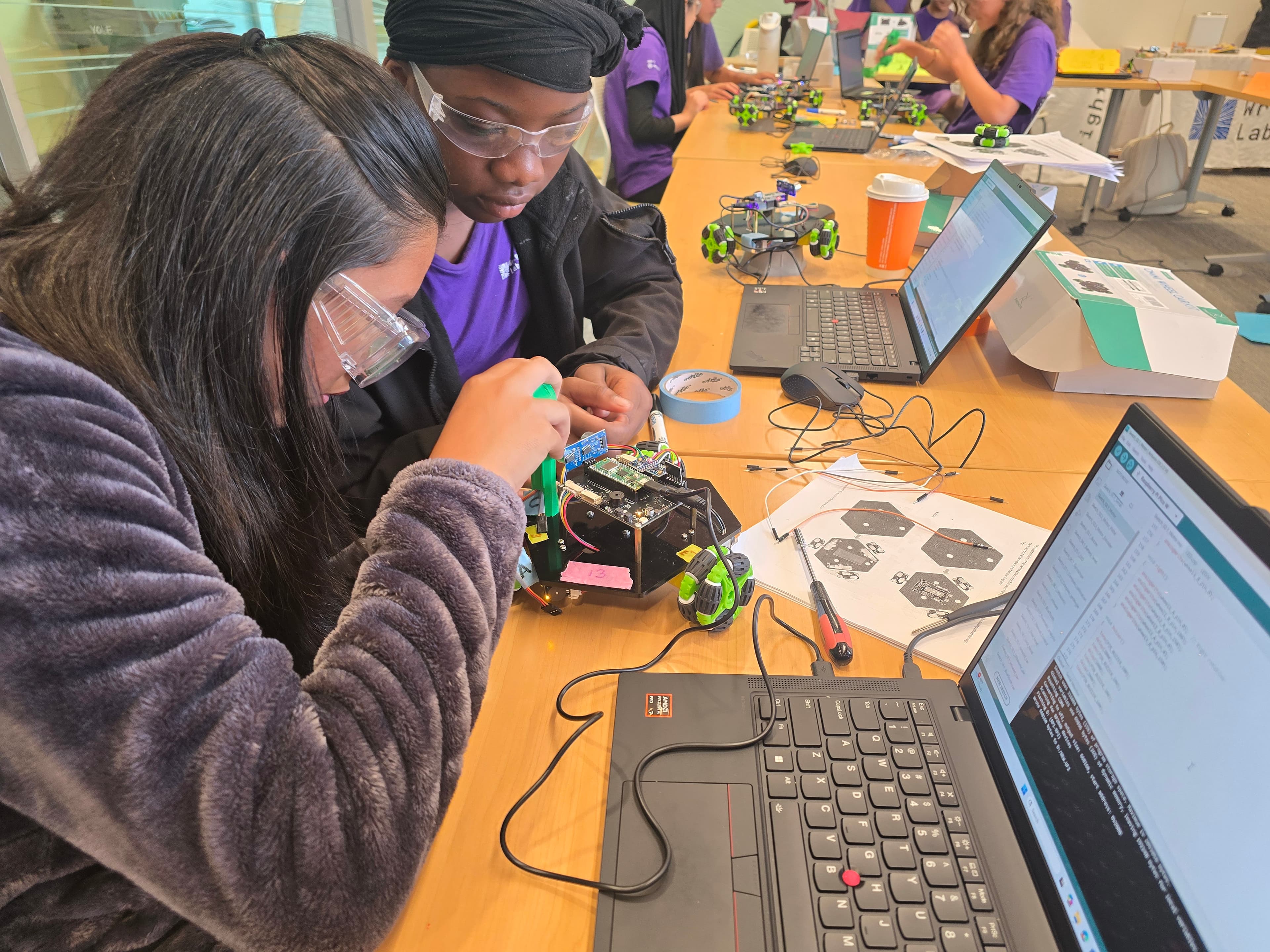 Middle school students explore robotics, programming, and science at Yale