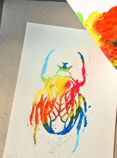 After-School Activity: Oil Pastel Image Transfers!