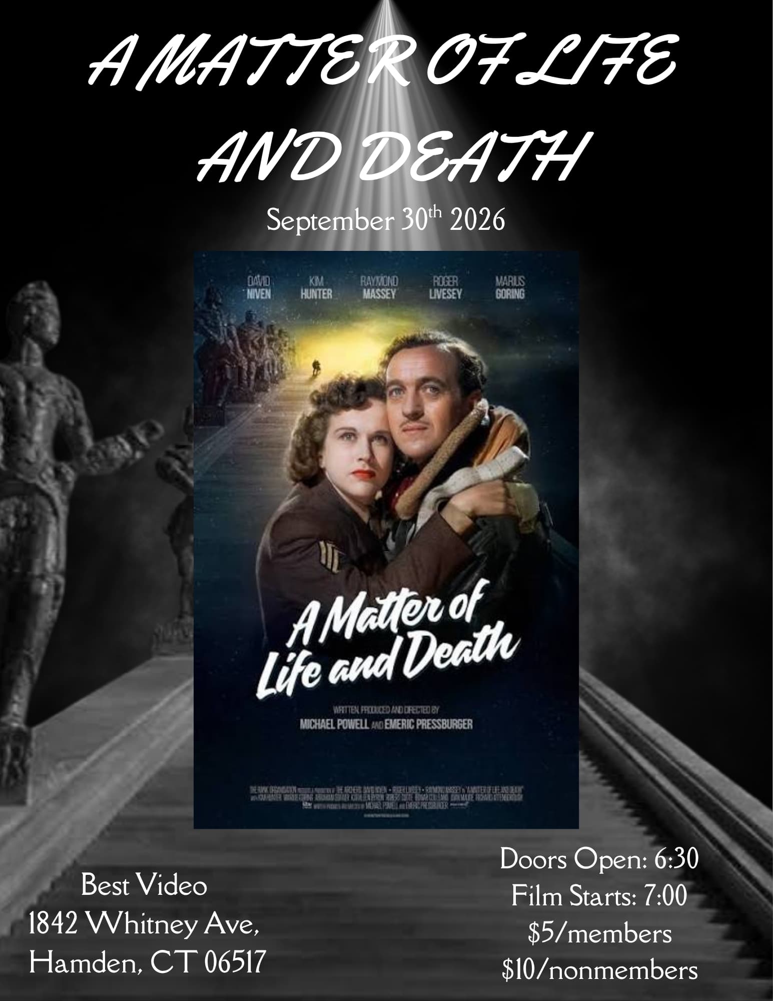 Screening @ Best Video: A Matter of Life and Death