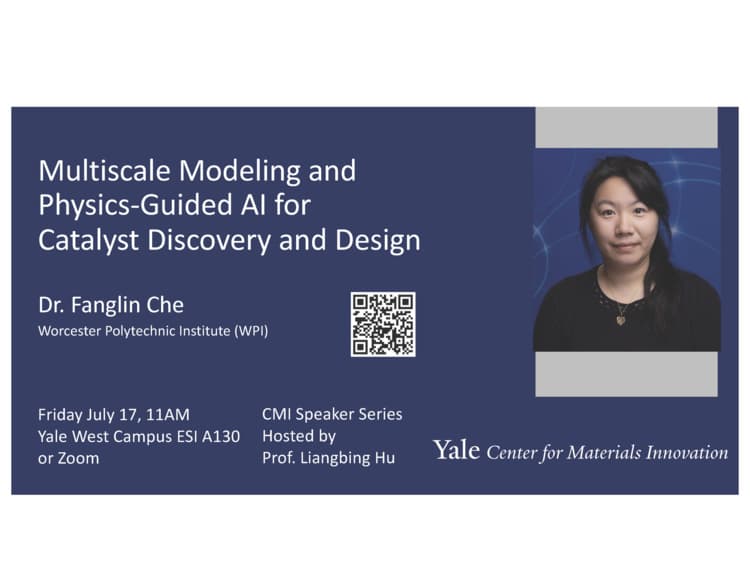 Yale CMI Speaker Series — Dr. Fanglin Che