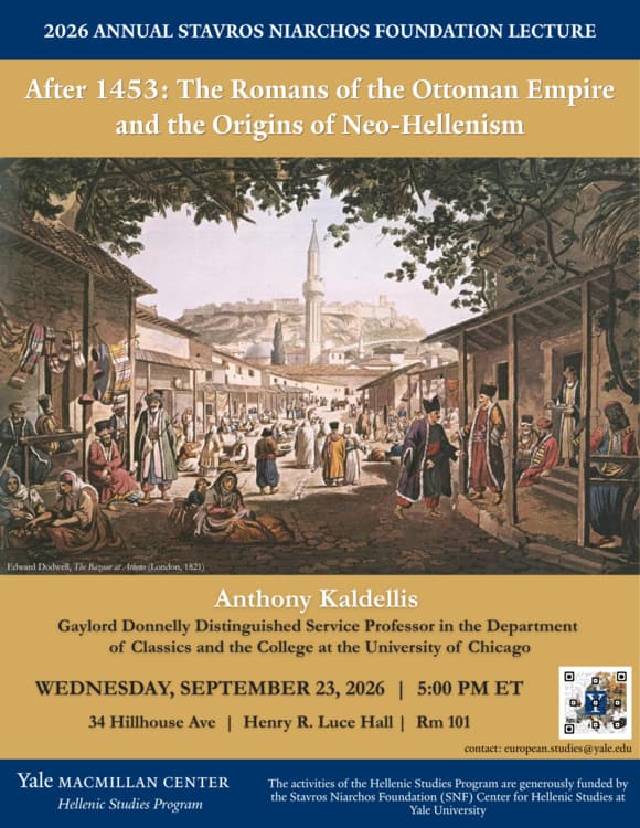 After 1453: The Romans of the Ottoman Empire and the Origins of Neo-Hellenism