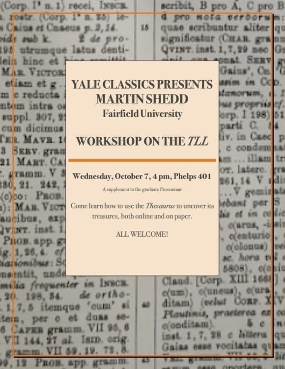 Martin Shedd TLL Workshop