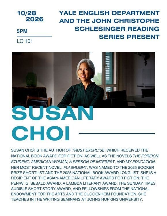Schlesinger Reading Series: Susan Choi