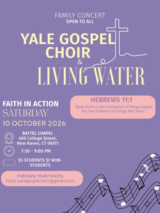 Yale Gospel Choir x Living Water Family Concert