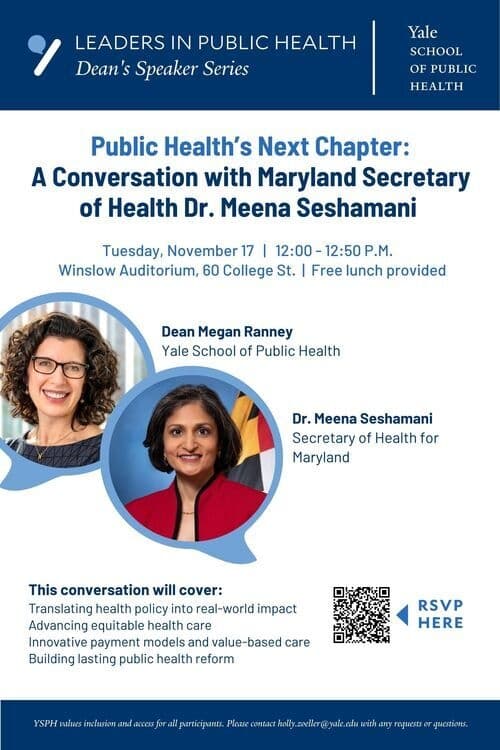 Leaders in Public Health featuring Dr. Meena Seshamani