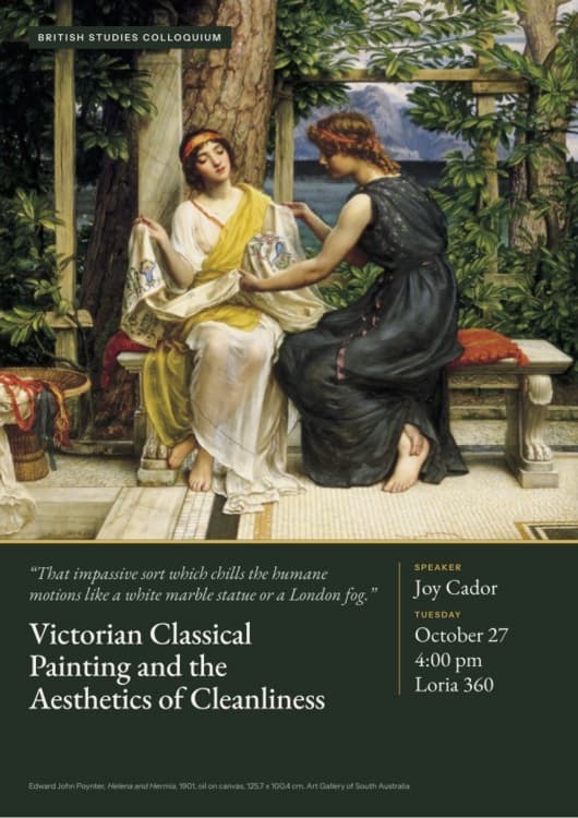 British Studies Colloquium: Joy Cador (Paris 1 Pantheon-Sorbonne University (HiCSA) and Sorbonne University (VALE)