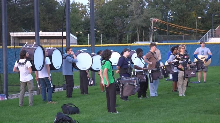 Local marching band making their cooking competition show debut Thursday