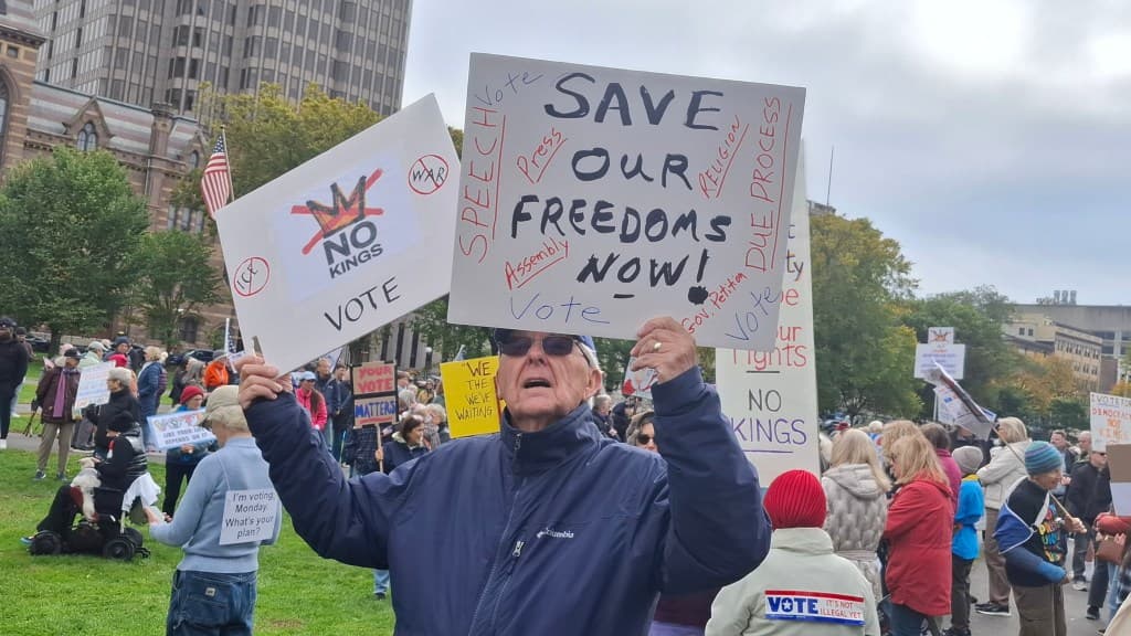 No Kings Protest Pushes Early Voting