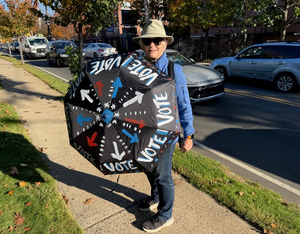“Umbrella Brigade” Marches To The Polls