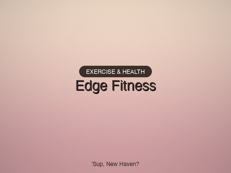 Edge Fitness