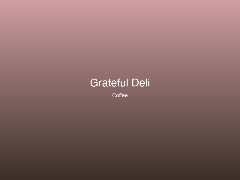 Grateful Deli